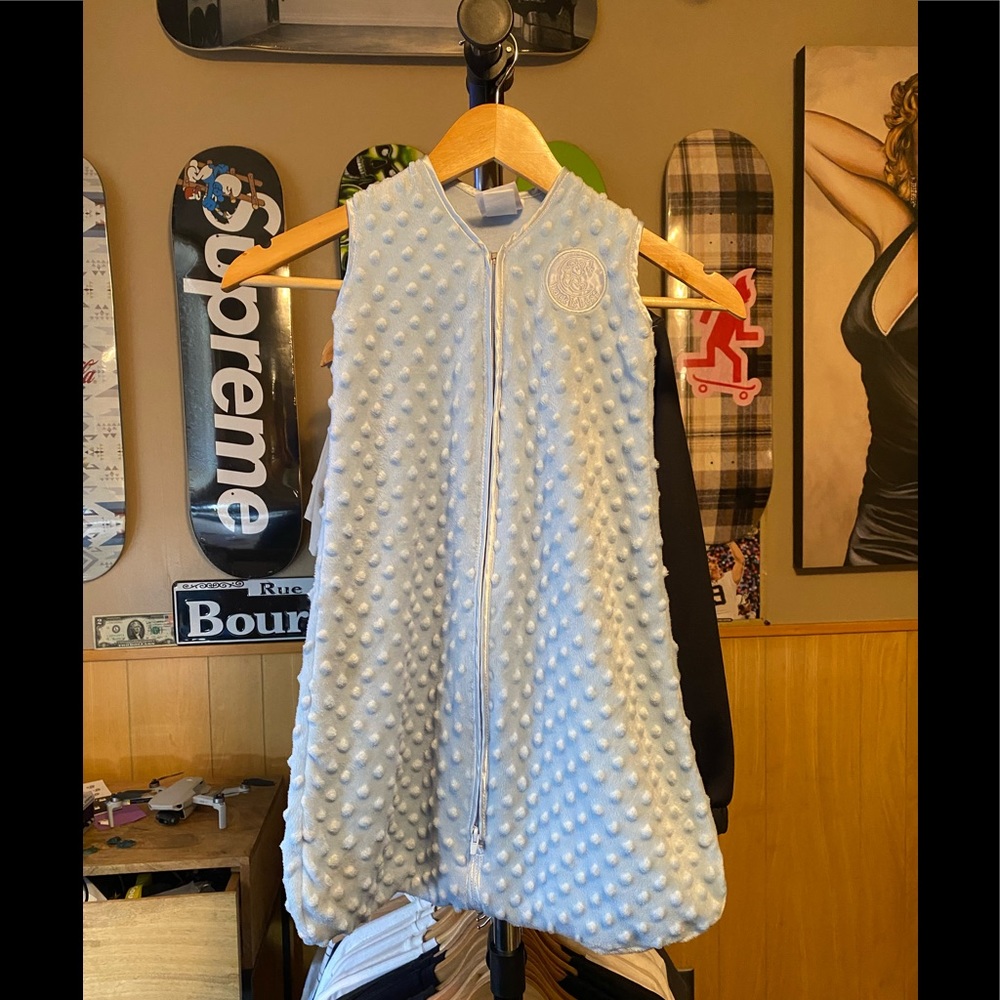 Halo bird and flower fleece sleepsack